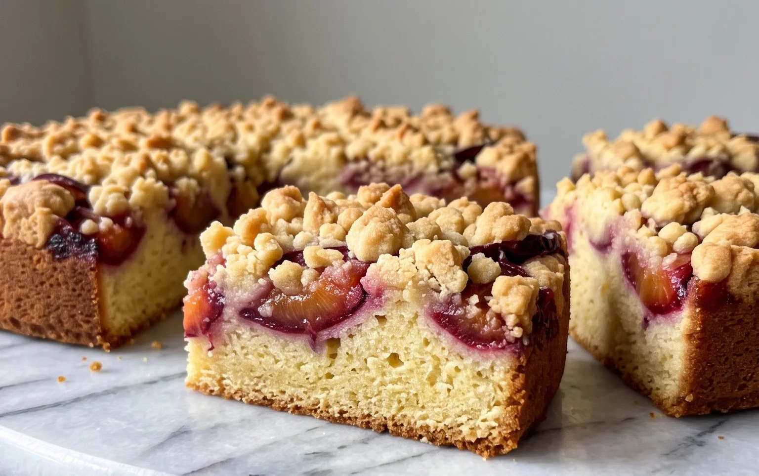 Saftiger Pflaumenkuchen: Knusprige Streusel-Klassiker!