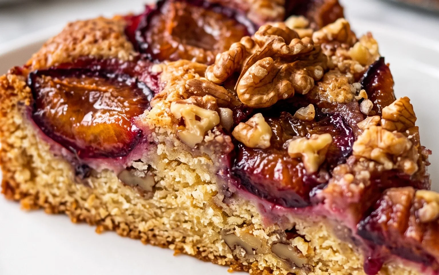 Zwetschgen-Nuss-Kuchen